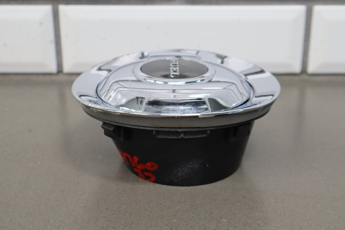 08-14 Dodge Challenger Chrome Fuel Filler Door Gas Lid OEM