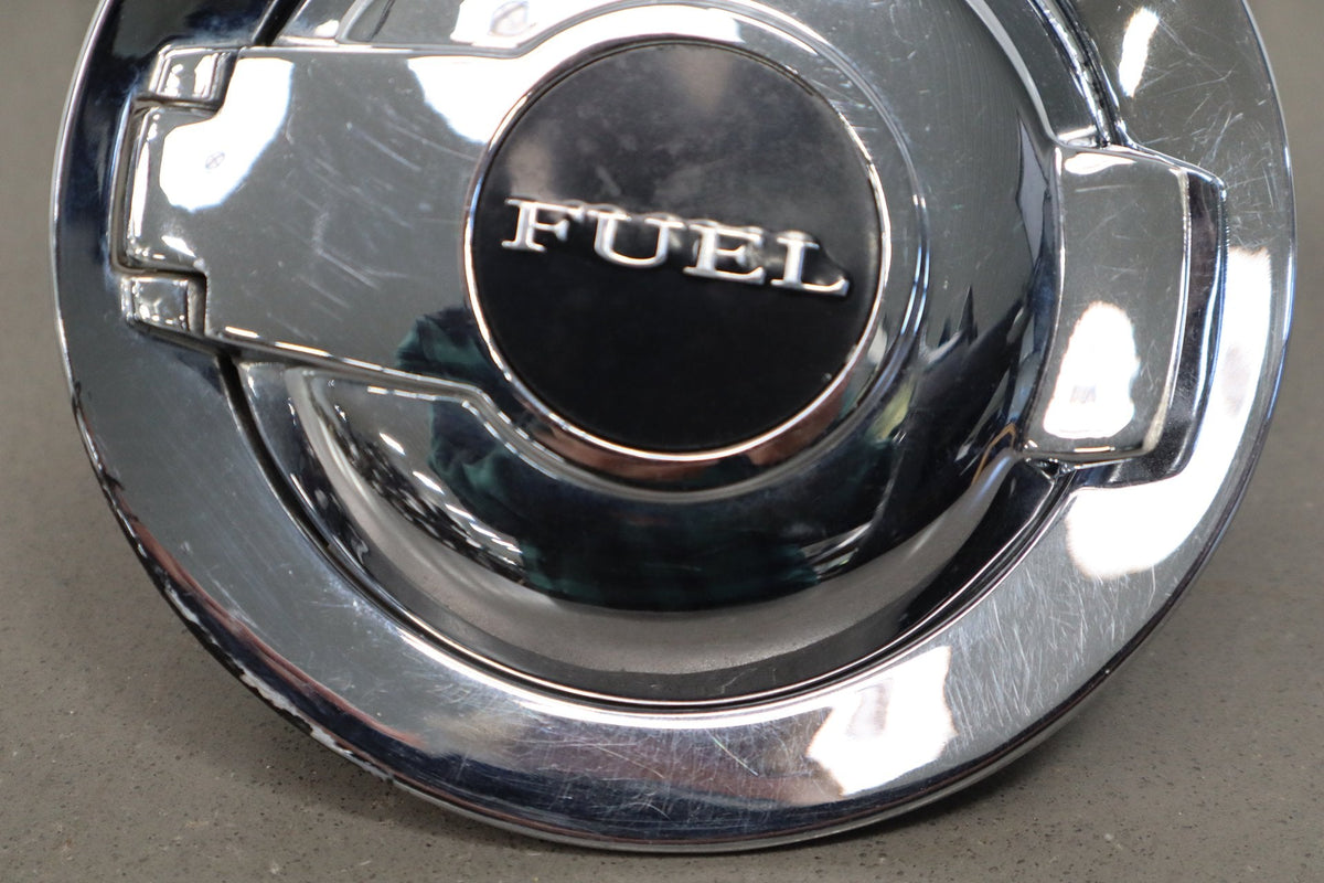 08-14 Dodge Challenger Chrome Fuel Filler Door Gas Lid OEM