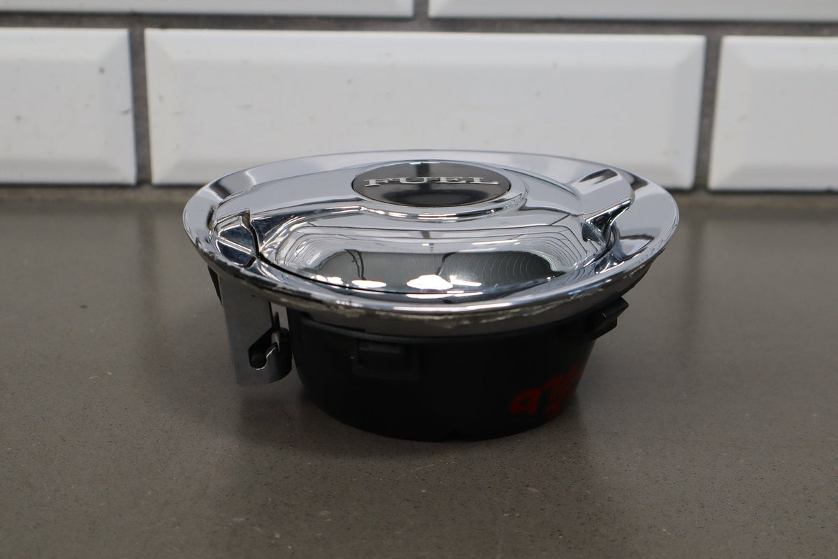 08-14 Dodge Challenger Chrome Fuel Filler Door Gas Lid OEM