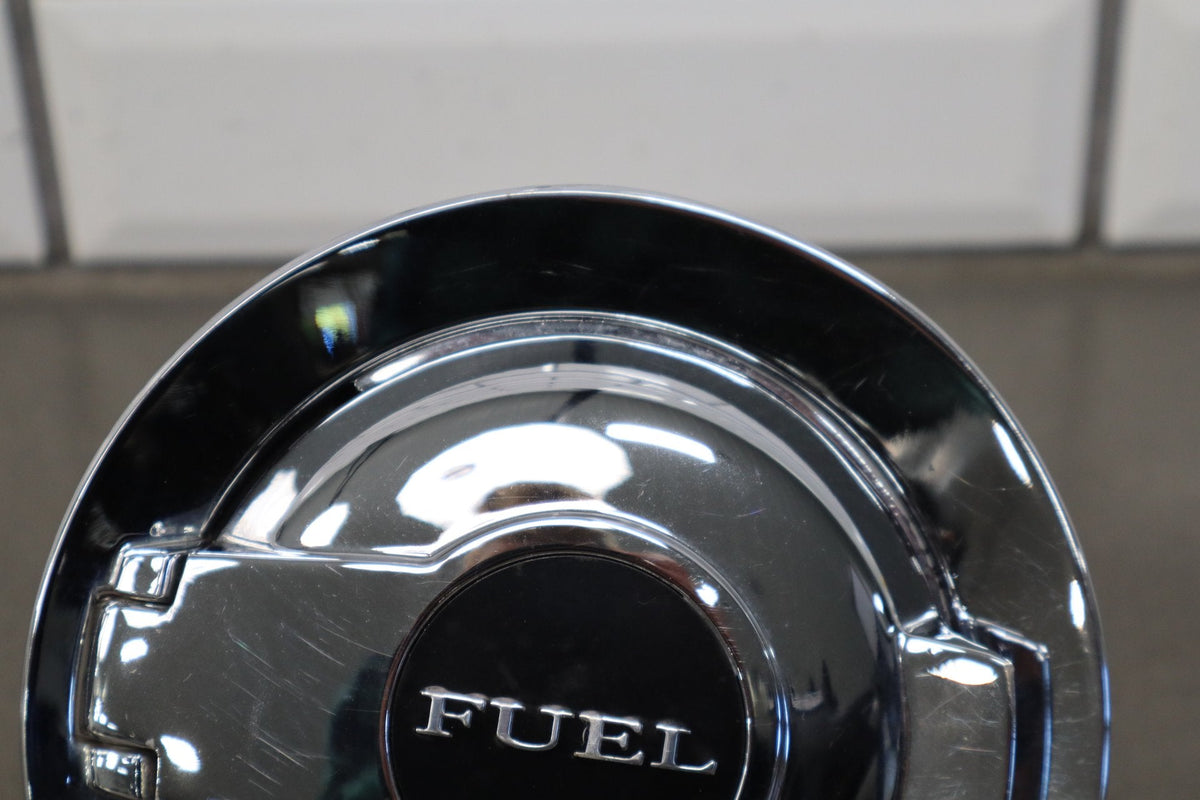 08-14 Dodge Challenger Chrome Fuel Filler Door Gas Lid OEM