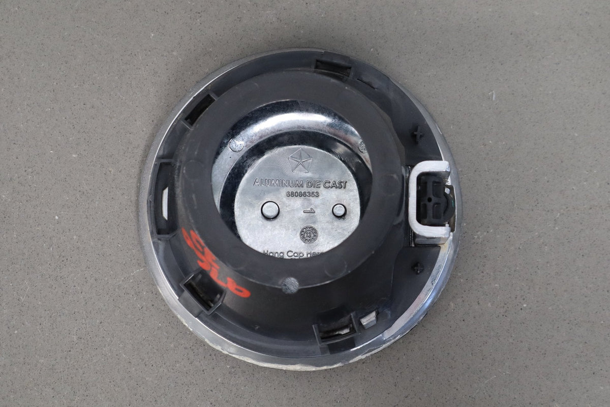 08-14 Dodge Challenger Chrome Fuel Filler Door Gas Lid OEM