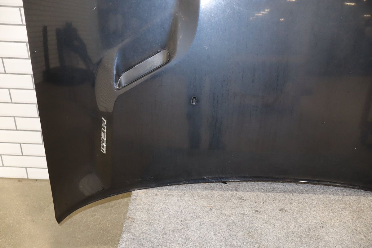 08-14 Dodge Challenger R/T Hood Panel Black (PX8) (Dents) OEM