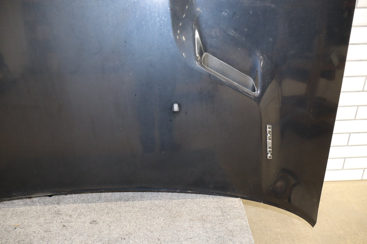 08-14 Dodge Challenger R/T Hood Panel Black (PX8) (Dents) OEM