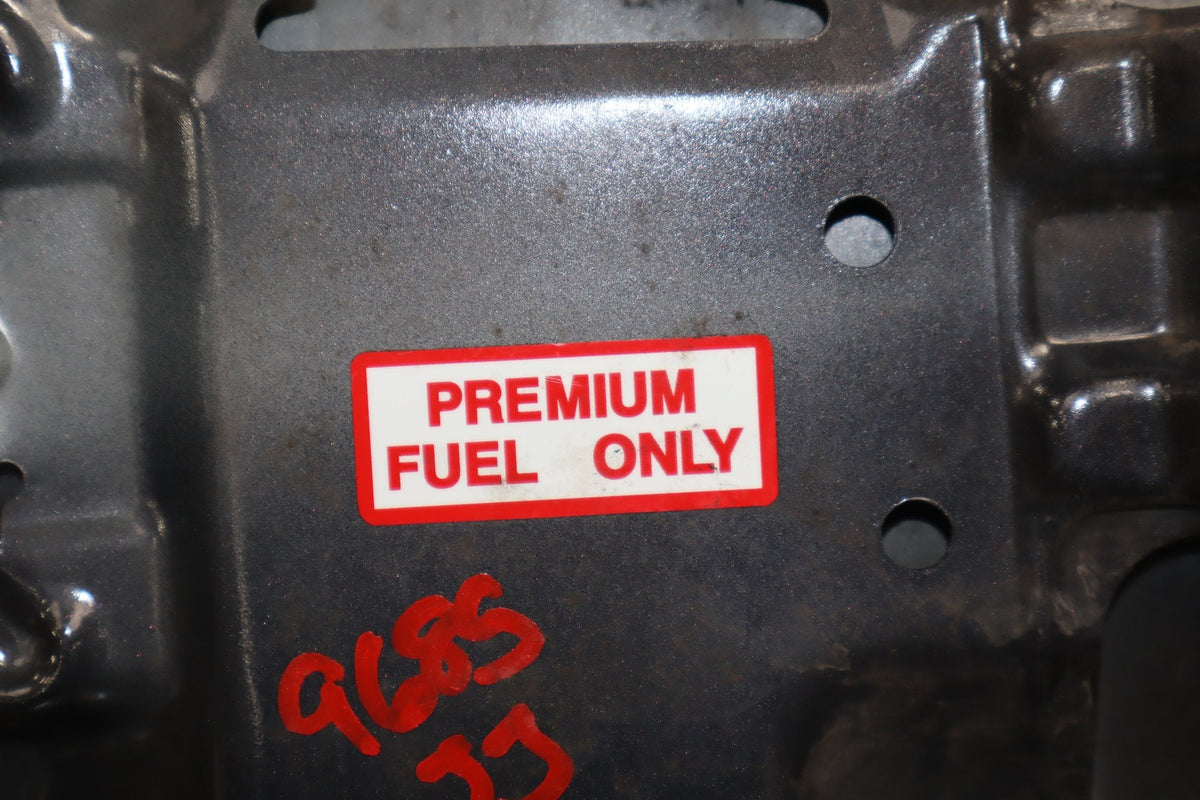 08-15 Mitsubishi EVO X Fuel Filler Door OEM Phantom Black U02 with Hinge