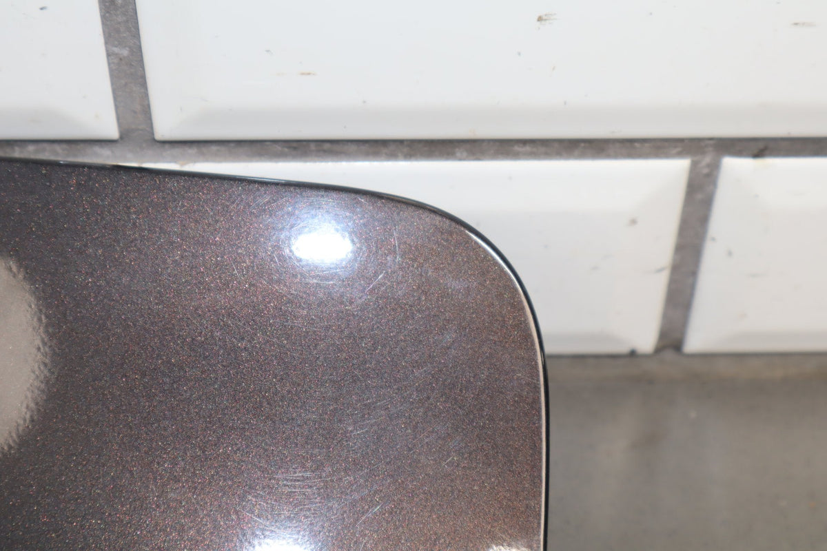 08-15 Mitsubishi EVO X Fuel Filler Door OEM Phantom Black U02 with Hinge
