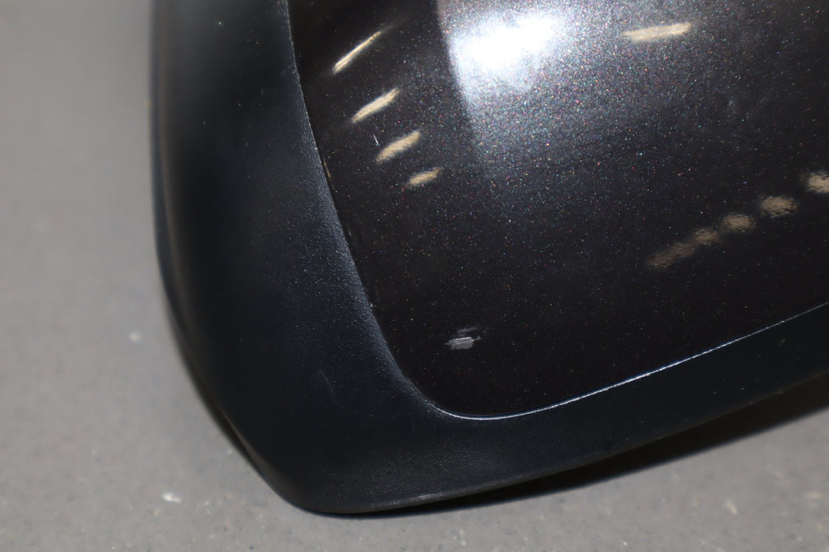08-15 Mitsubishi EVO X Left Door Mirror OEM Power Phantom Black U02 7632A099BC