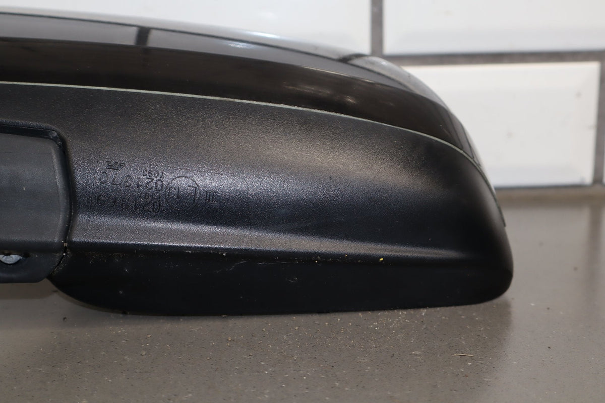 08-15 Mitsubishi EVO X Left Door Mirror OEM Power Phantom Black U02 7632A099BC
