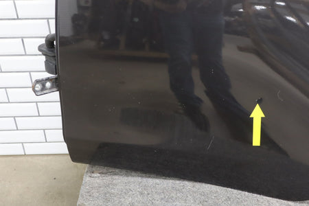08-15 Mitsubishi EVO X Left Rear Door OEM Phantom Black U02 5730A673