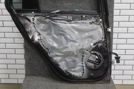 08-15 Mitsubishi EVO X Left Rear Door OEM Phantom Black U02 5730A673