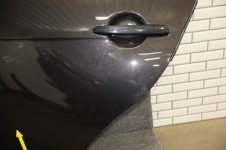 08-15 Mitsubishi EVO X Left Rear Door OEM Phantom Black U02 5730A673