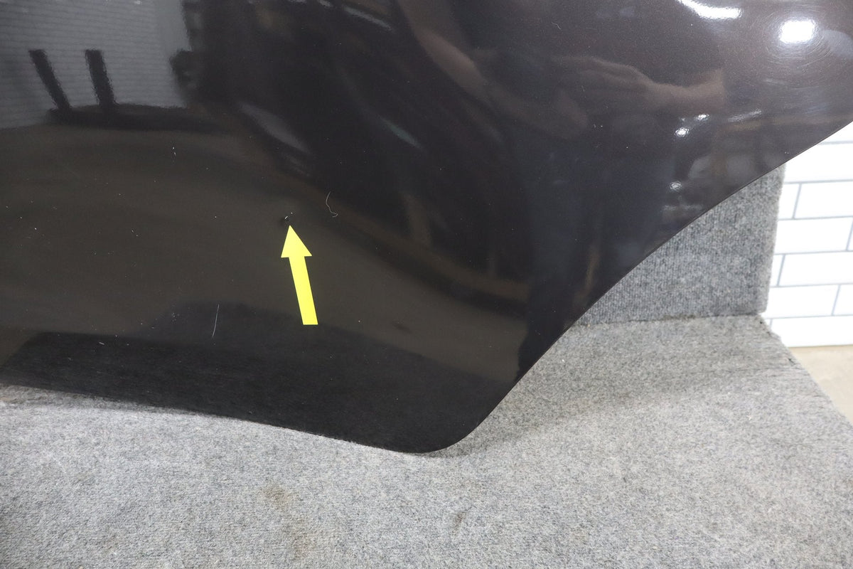 08-15 Mitsubishi EVO X Left Rear Door OEM Phantom Black U02 5730A673