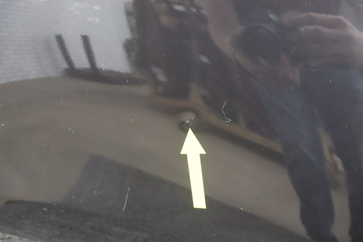 08-15 Mitsubishi EVO X Left Rear Door OEM Phantom Black U02 5730A673