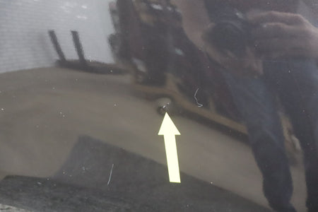 08-15 Mitsubishi EVO X Left Rear Door OEM Phantom Black U02 5730A673