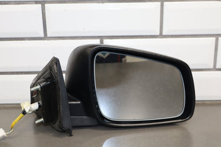 08-15 Mitsubishi EVO X Right Door Mirror OEM Power Phantom Black U02 7632A100WA