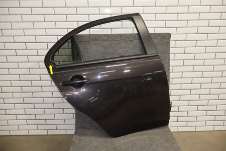 08-15 Mitsubishi EVO X Right Rear Door OEM Phantom Black U02 5730A674