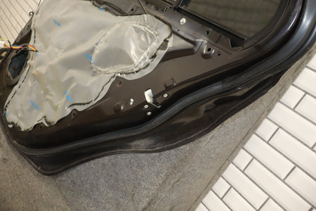 08-15 Mitsubishi EVO X Right Rear Door OEM Phantom Black U02 5730A674