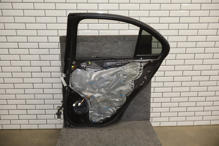 08-15 Mitsubishi EVO X Right Rear Door OEM Phantom Black U02 5730A674
