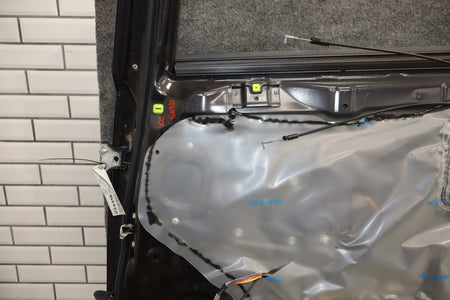 08-15 Mitsubishi EVO X Right Rear Door OEM Phantom Black U02 5730A674