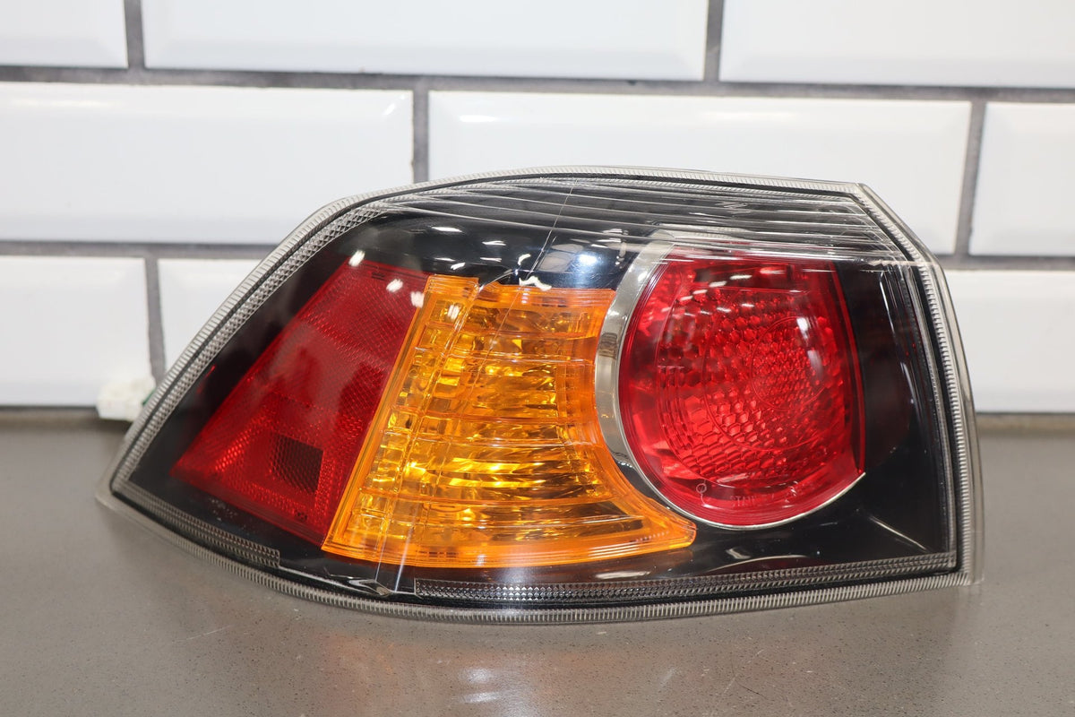 08-15 Mitsubishi EVO X Taillight Set OEM Complete 4pc Clean Lenses Tested Good