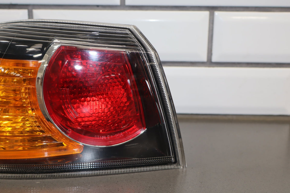 08-15 Mitsubishi EVO X Taillight Set OEM Complete 4pc Clean Lenses Tested Good