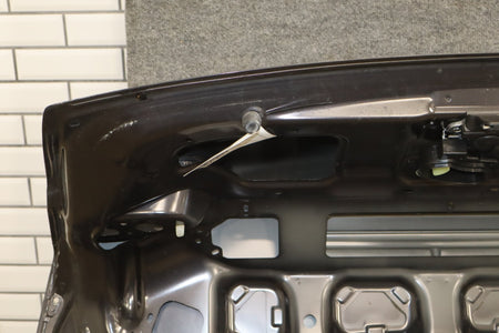 08-15 Mitsubishi EVO X Trunk Lid Decklid OEM Phantom Black U02 Passive Entry