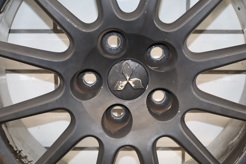08-15 Mitsubishi Lancer Evo X 18x8.5 Enkei Wheel Black (LH Bend)