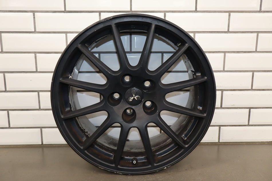 08-15 Mitsubishi Lancer Evo X 18x8.5 Enkei Wheel Black (LH Bend)