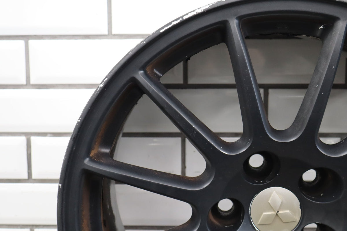 08-15 Mitsubishi Lancer Evo X 18x8.5 Enkei Wheel Black (RH Bend)