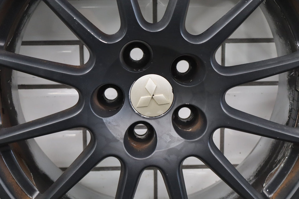 08-15 Mitsubishi Lancer Evo X 18x8.5 Enkei Wheel Black (RH Bend)