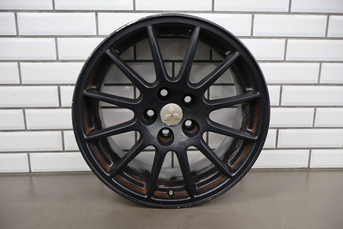 08-15 Mitsubishi Lancer Evo X 18x8.5 Enkei Wheel Black (RH Bend)