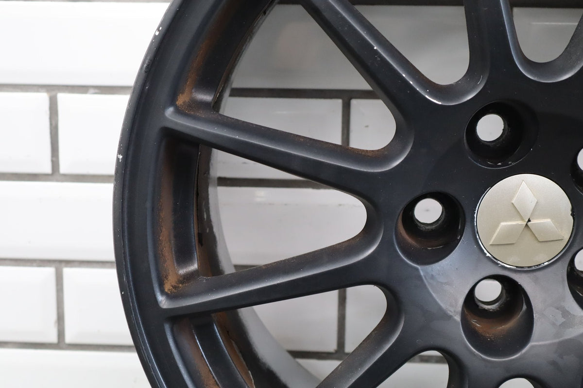 08-15 Mitsubishi Lancer Evo X 18x8.5 Enkei Wheel Black (RH Bend)