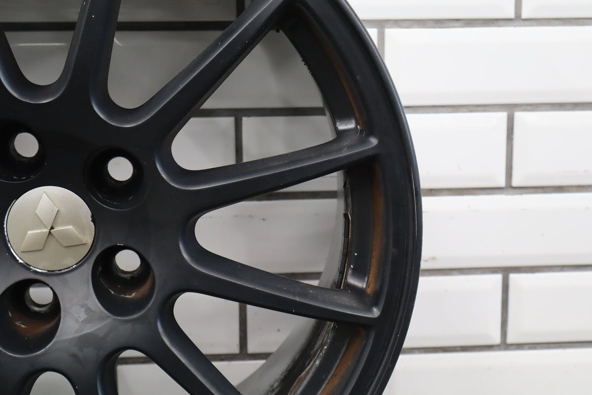 08-15 Mitsubishi Lancer Evo X 18x8.5 Enkei Wheel Black (RH Bend)
