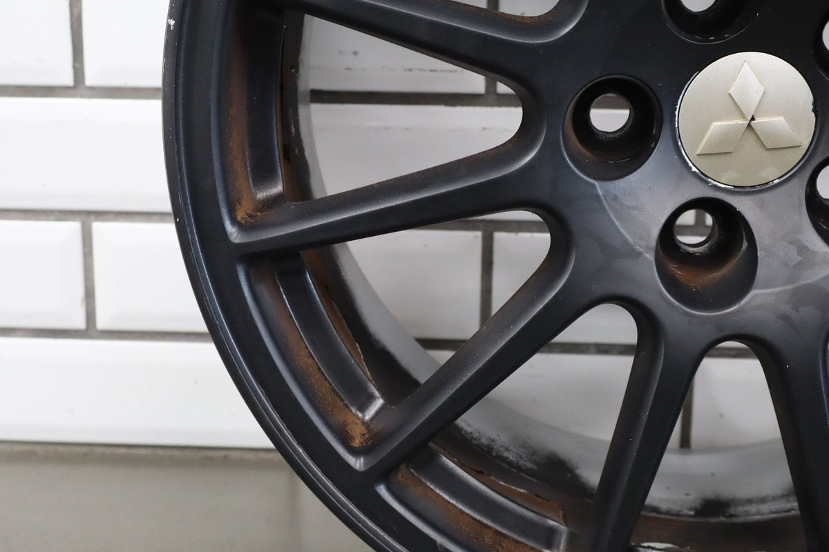 08-15 Mitsubishi Lancer Evo X 18x8.5 Enkei Wheel Black (RH Bend)