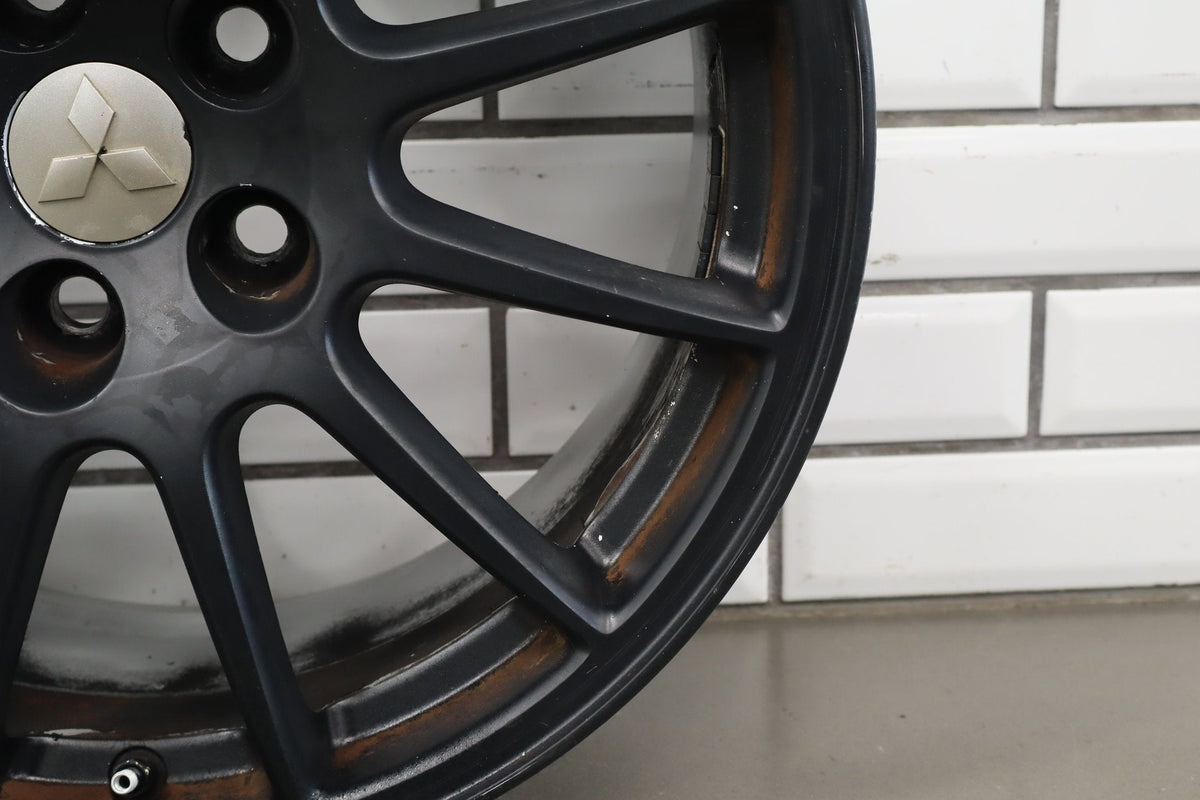 08-15 Mitsubishi Lancer Evo X 18x8.5 Enkei Wheel Black (RH Bend)