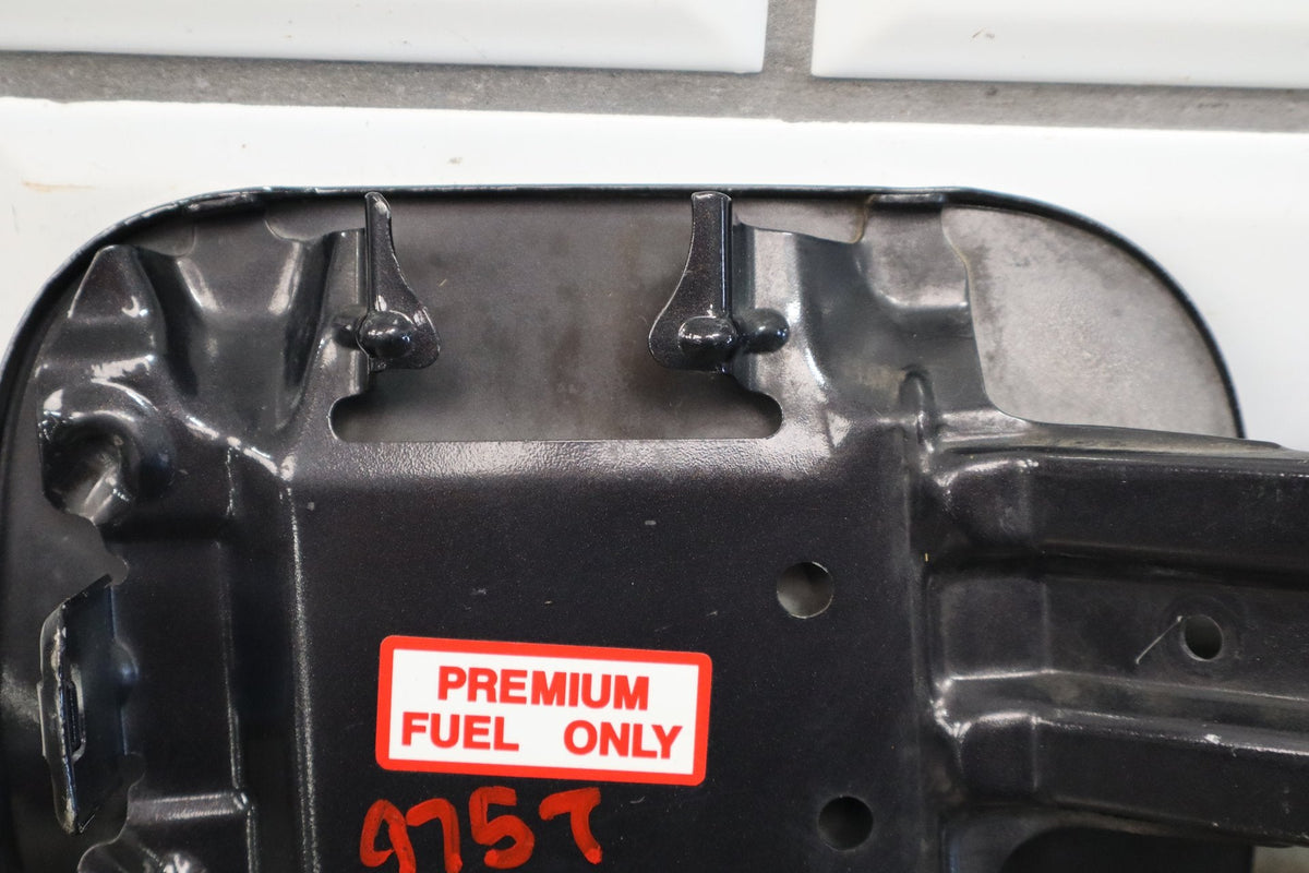 08-15 Mitsubishi Lancer Evo X Fuel Door Phantom Black 02