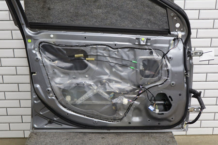 08-15 Mitsubishi Lancer Evo X Left Front Door (Gray U17 Damage)