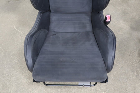 08-15 Mitsubishi Lancer Evo X Recaro Seat Set Black 82X (Torn)