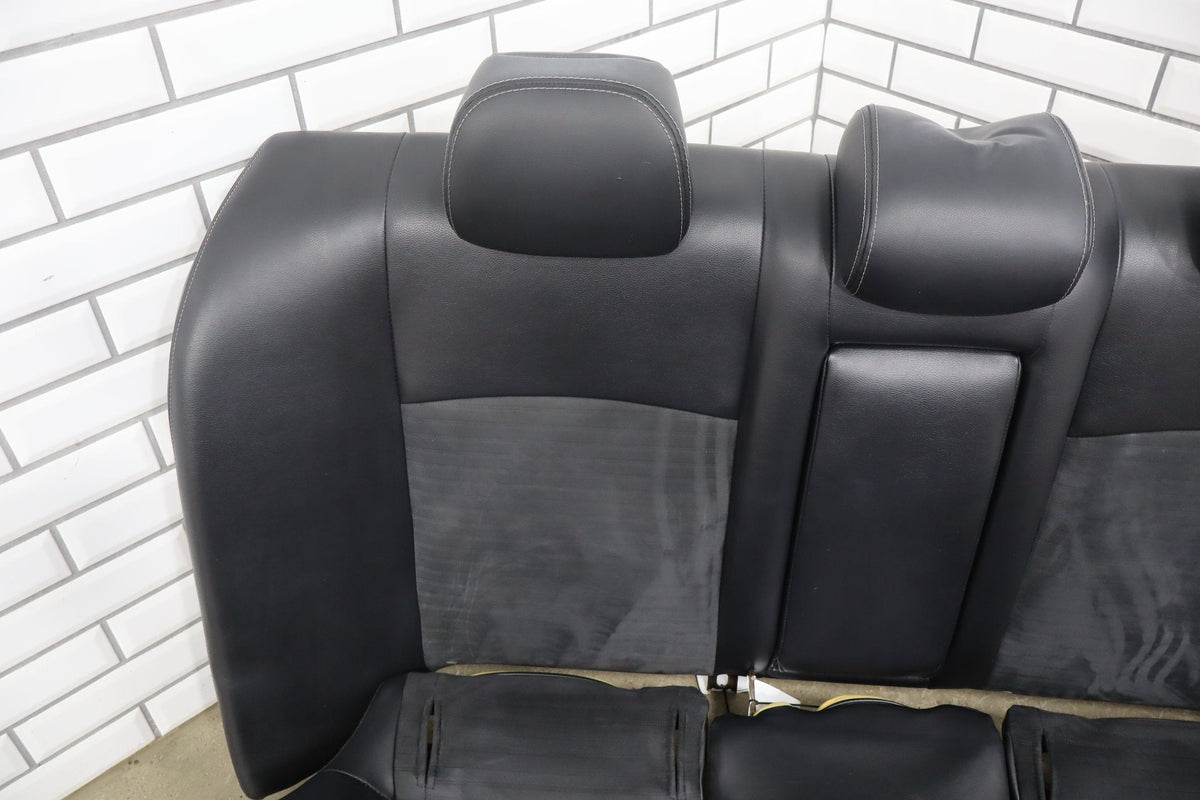 08-15 Mitsubishi Lancer Evo X Recaro Seat Set Black 82X (Torn)