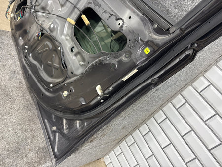 08-15 Mitsubishi Lancer Evo X RH Front Door (Crease) Black 02