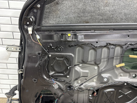 08-15 Mitsubishi Lancer Evo X RH Front Door (Crease) Black 02