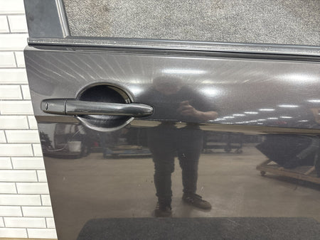 08-15 Mitsubishi Lancer Evo X RH Front Door (Crease) Black 02