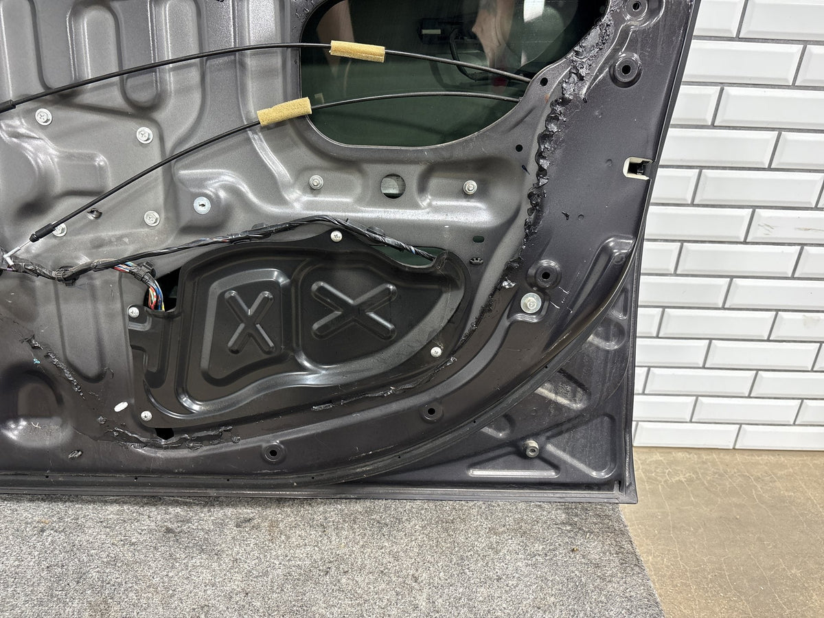 08-15 Mitsubishi Lancer Evo X RH Front Door (Crease) Black 02