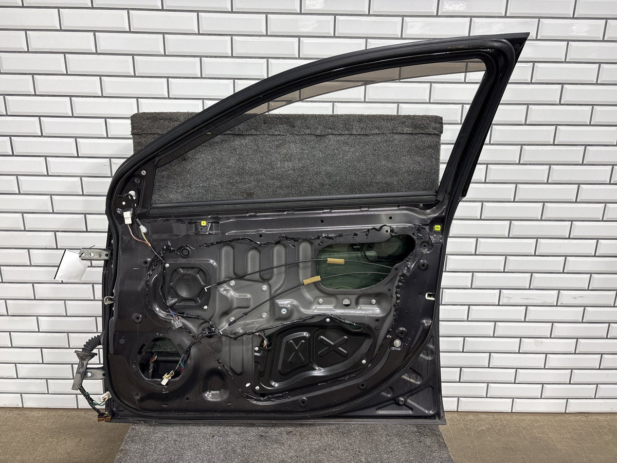 08-15 Mitsubishi Lancer Evo X RH Front Door (Crease) Black 02