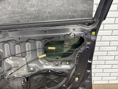 08-15 Mitsubishi Lancer Evo X RH Front Door (Crease) Black 02