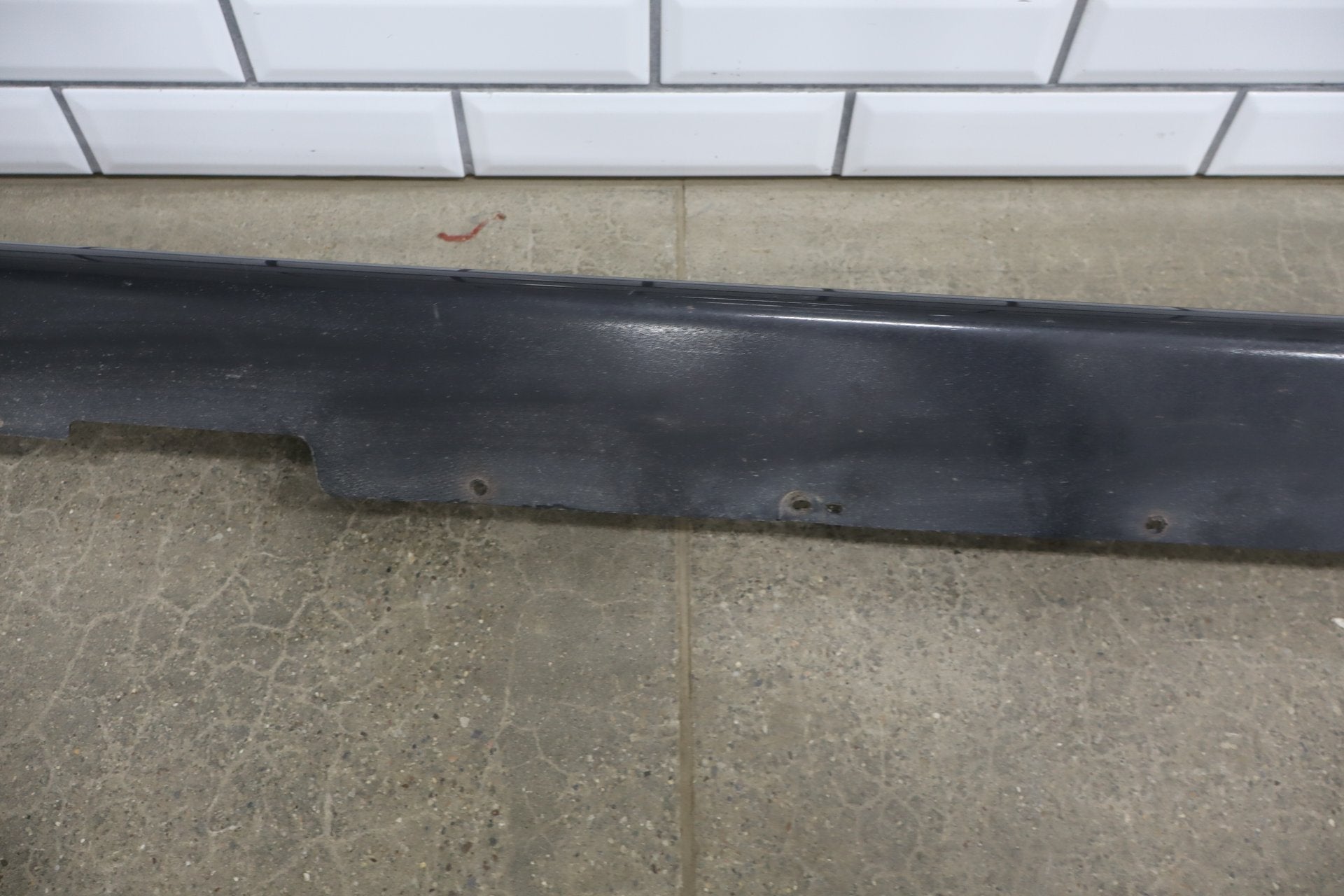 08-15 Mitsubishi Lancer Evolution X Evo 10 Left Side Skirt Rocker Molding Phantom Black