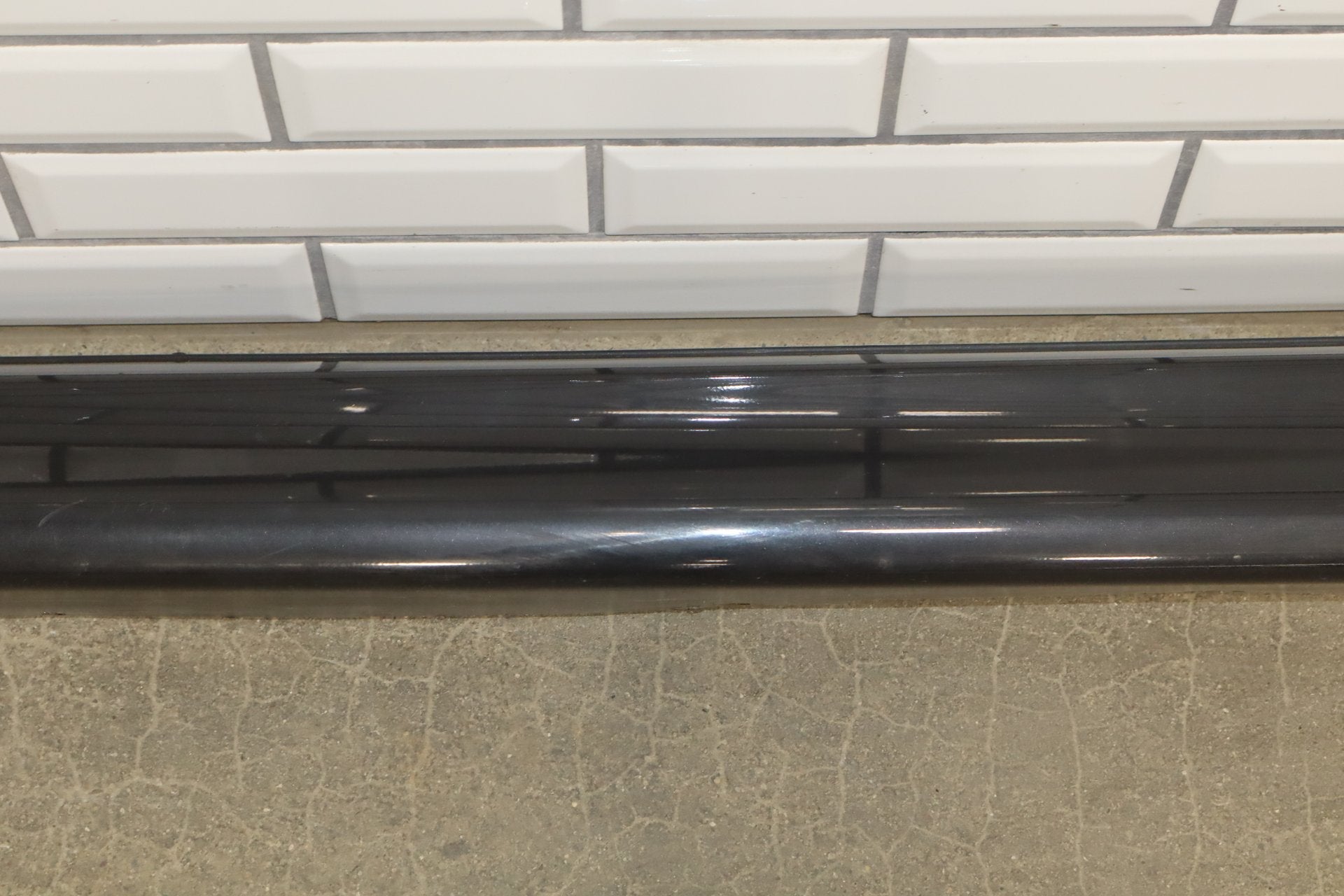 08-15 Mitsubishi Lancer Evolution X Evo 10 Left Side Skirt Rocker Molding Phantom Black