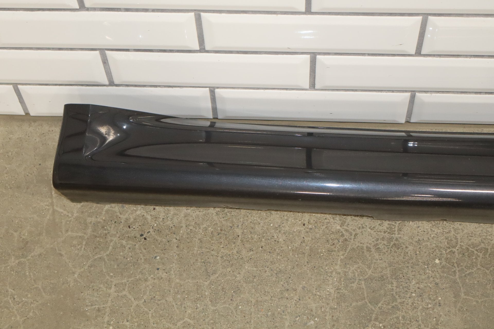 08-15 Mitsubishi Lancer Evolution X Evo 10 Left Side Skirt Rocker Molding Phantom Black