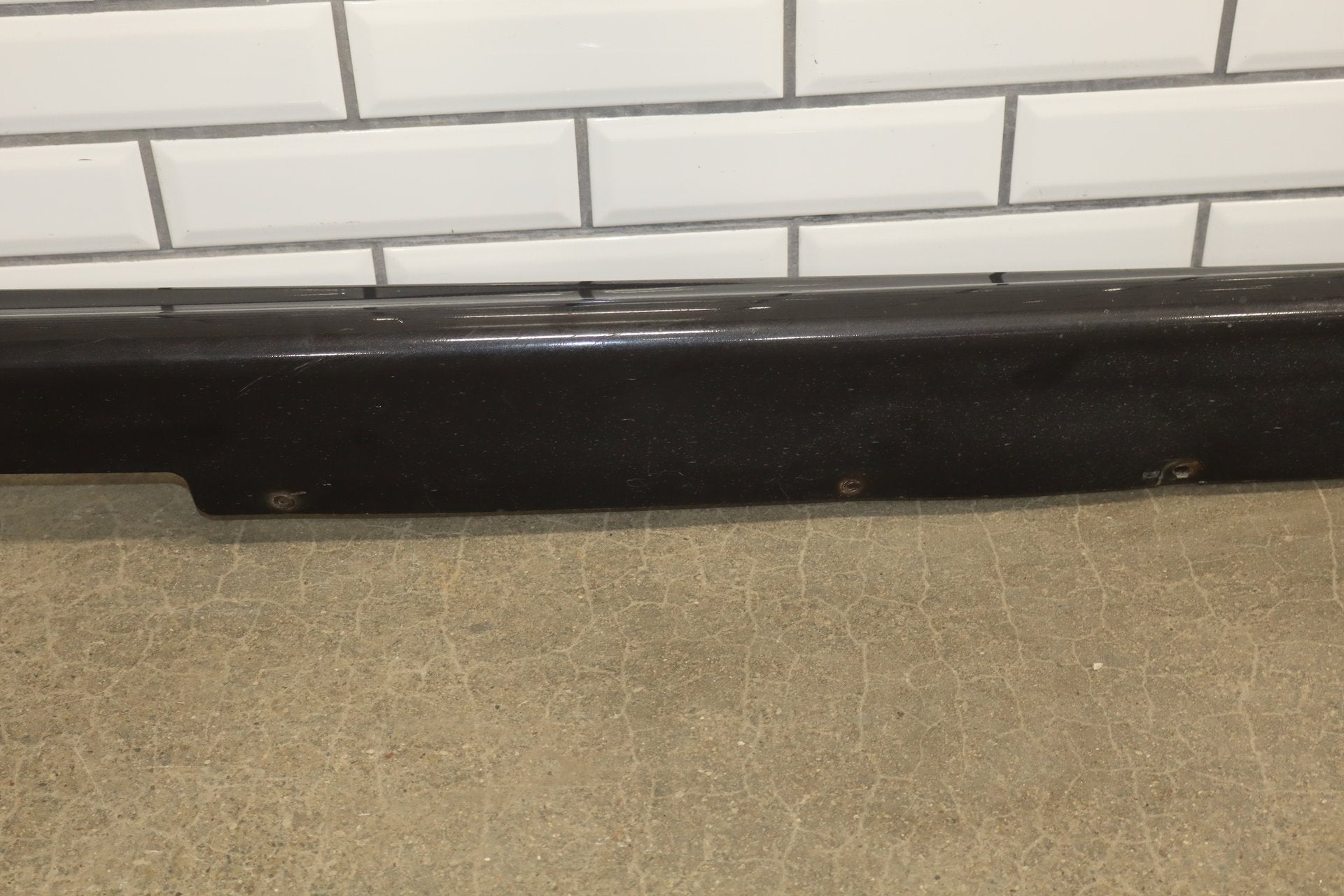 08-15 Mitsubishi Lancer Evolution X Evo 10 Right Side Skirt Rocker Molding Phantom Black