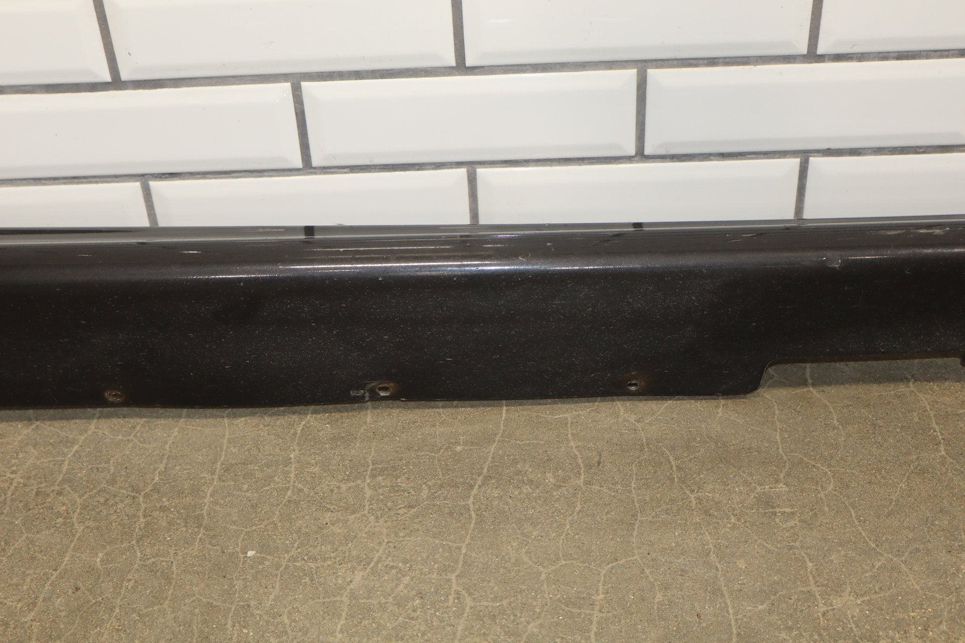 08-15 Mitsubishi Lancer Evolution X Evo 10 Right Side Skirt Rocker Molding Phantom Black