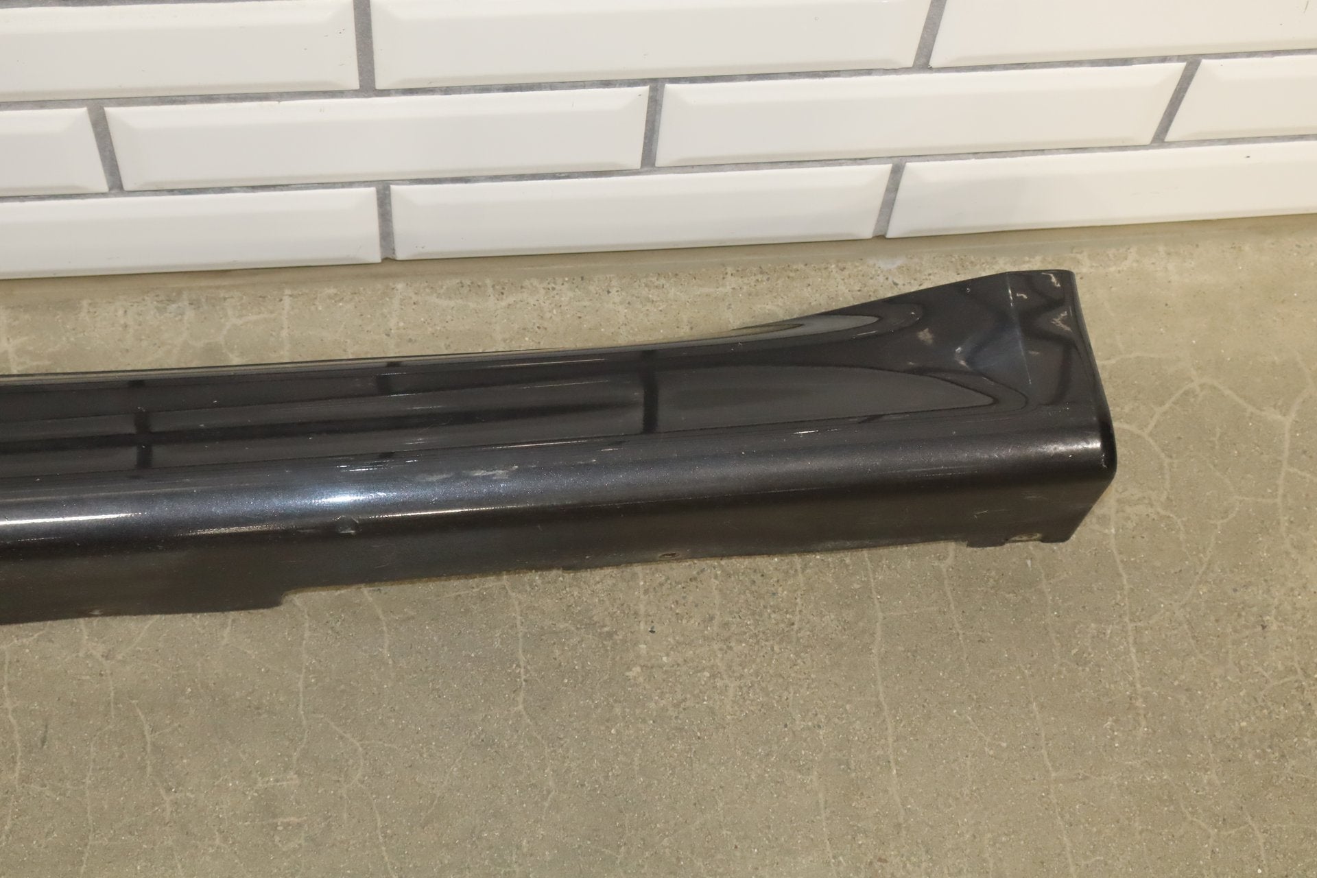 08-15 Mitsubishi Lancer Evolution X Evo 10 Right Side Skirt Rocker Molding Phantom Black